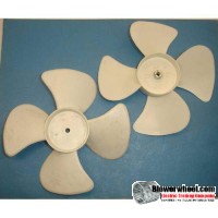 Fan Blade 6"  Diameter - SKU:FB-0600-4-R-P-CW-Q1-Sold in Quantity of 1