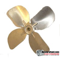 Fan Blade 6-1/2" Diameter - SKU:FB-0616-4-R-AS-CW-005-01-B-Q3-Sold in Quantity of 3