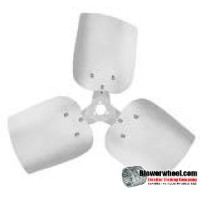 Fan Blade 16" Diameter - SKU:FB1600-3-CCW-27P-H-HD-002-Q2-Sold in Quantity of 2