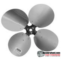 Fan Blade 24" Diameter - SKU:FB2400-4-CCW-23P-H-AS-002-Q2-Sold in Quantity of 2